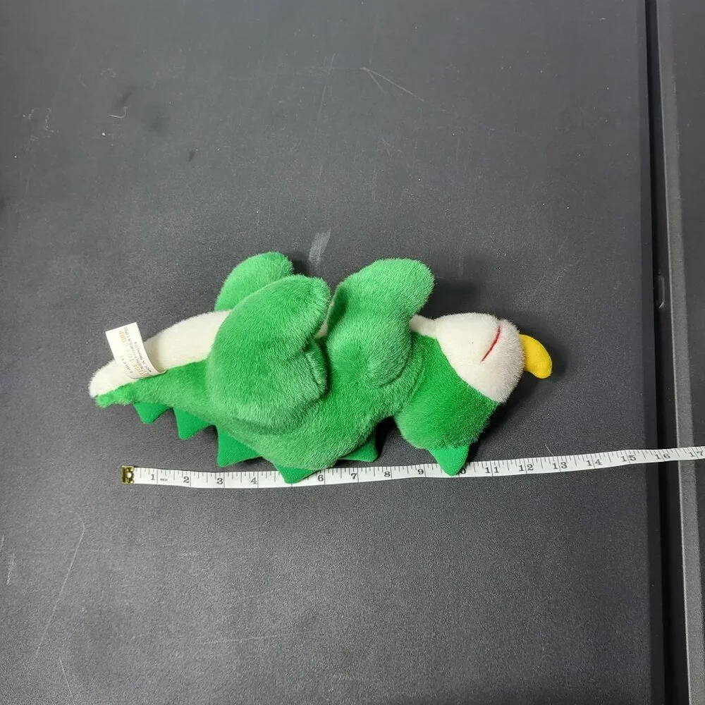 Vintage 1991 Prestige Toy Green Stegosaurus Dinosaur Plush‎ Stuffed Animal Vtg